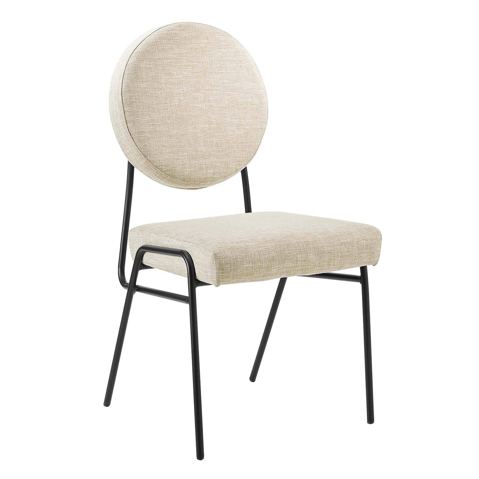 Helene Upholstered Fabric Dining Chairs - Set of 2 - Elite Maison