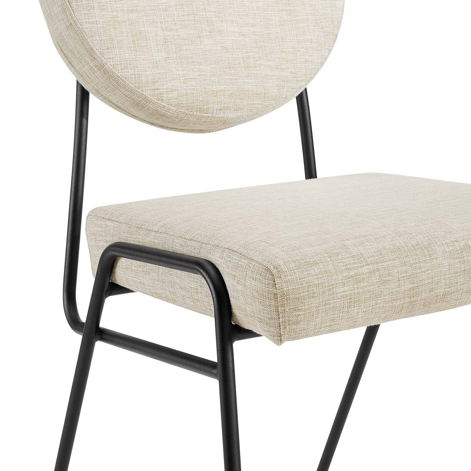Helene Upholstered Fabric Dining Chairs - Set of 2 - Elite Maison