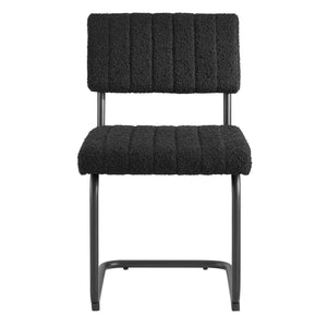 Giselle Boucle Dining Chair - Elite Maison