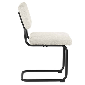 Giselle Boucle Dining Chair - Elite Maison