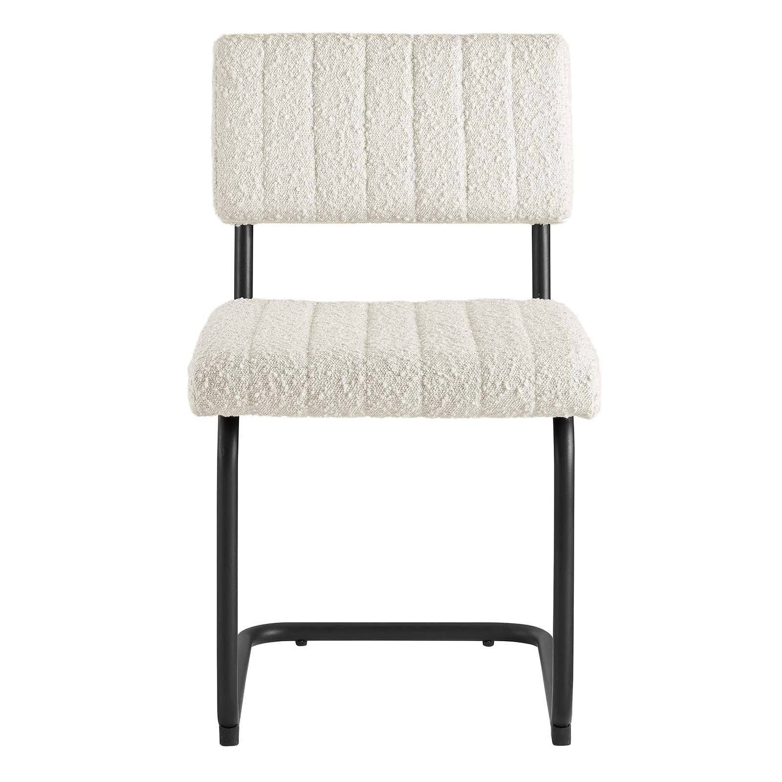 Giselle Boucle Dining Chair - Elite Maison