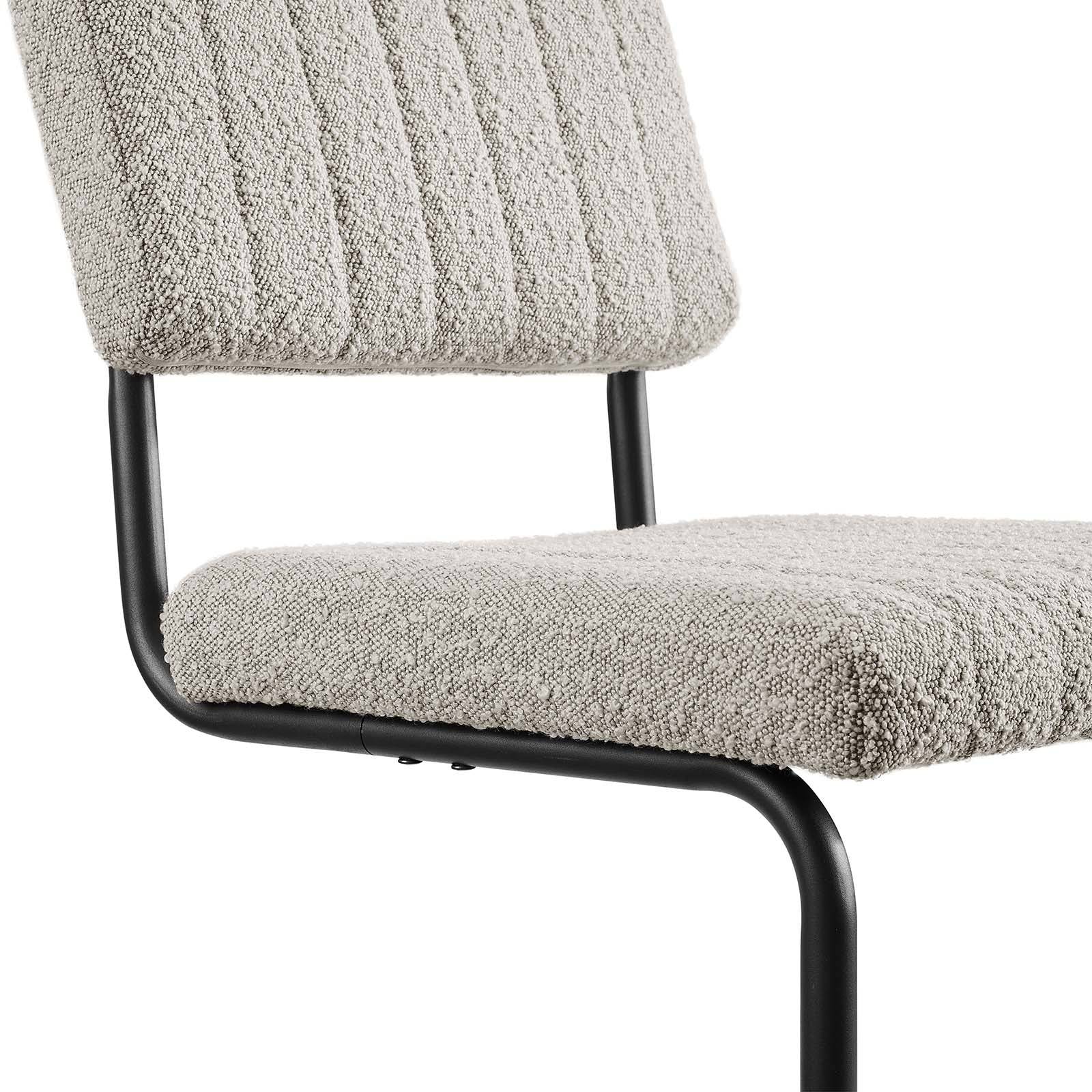 Giselle Boucle Dining Chair - Elite Maison