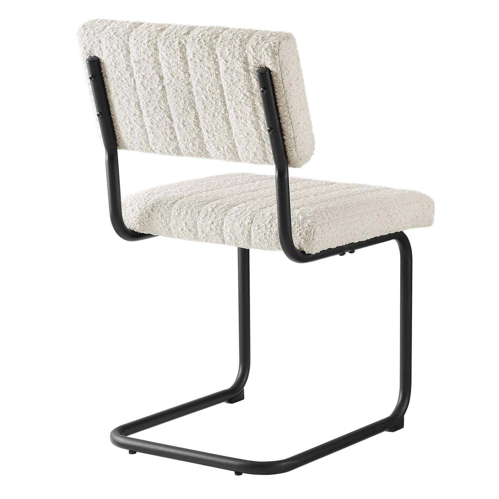 Giselle Boucle Dining Chair - Elite Maison