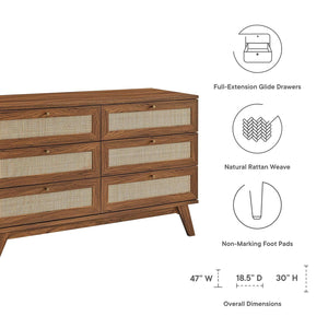 Soma 6-Drawer Dresser - Elite Maison