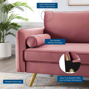 Rosalie Velvet Sofa - Elite Maison