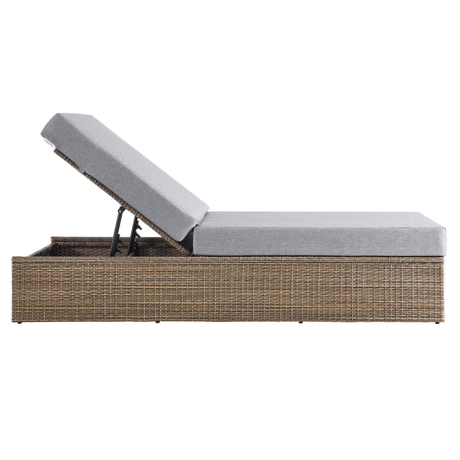 Convene Outdoor Patio Outdoor Patio Chaise Lounge Chair - Elite Maison