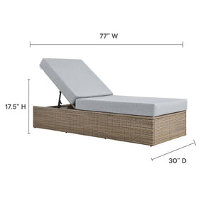 Convene Outdoor Patio Outdoor Patio Chaise Lounge Chair - Elite Maison