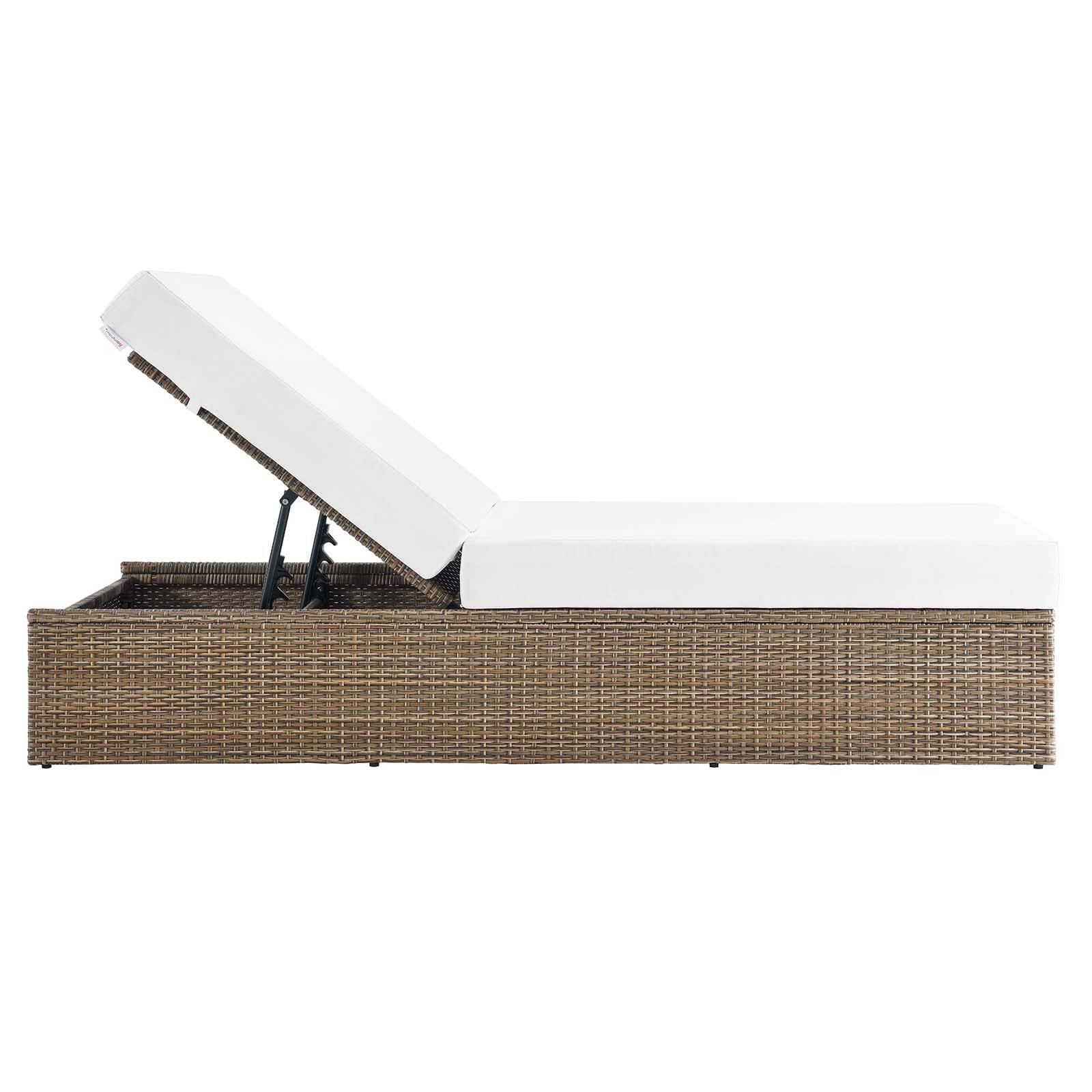 Convene Outdoor Patio Outdoor Patio Chaise Lounge Chair - Elite Maison