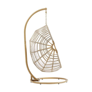 Amalie Wicker Rattan Outdoor Patio Rattan Swing Chair - Elite Maison