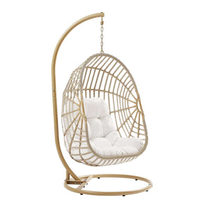 Amalie Wicker Rattan Outdoor Patio Rattan Swing Chair - Elite Maison