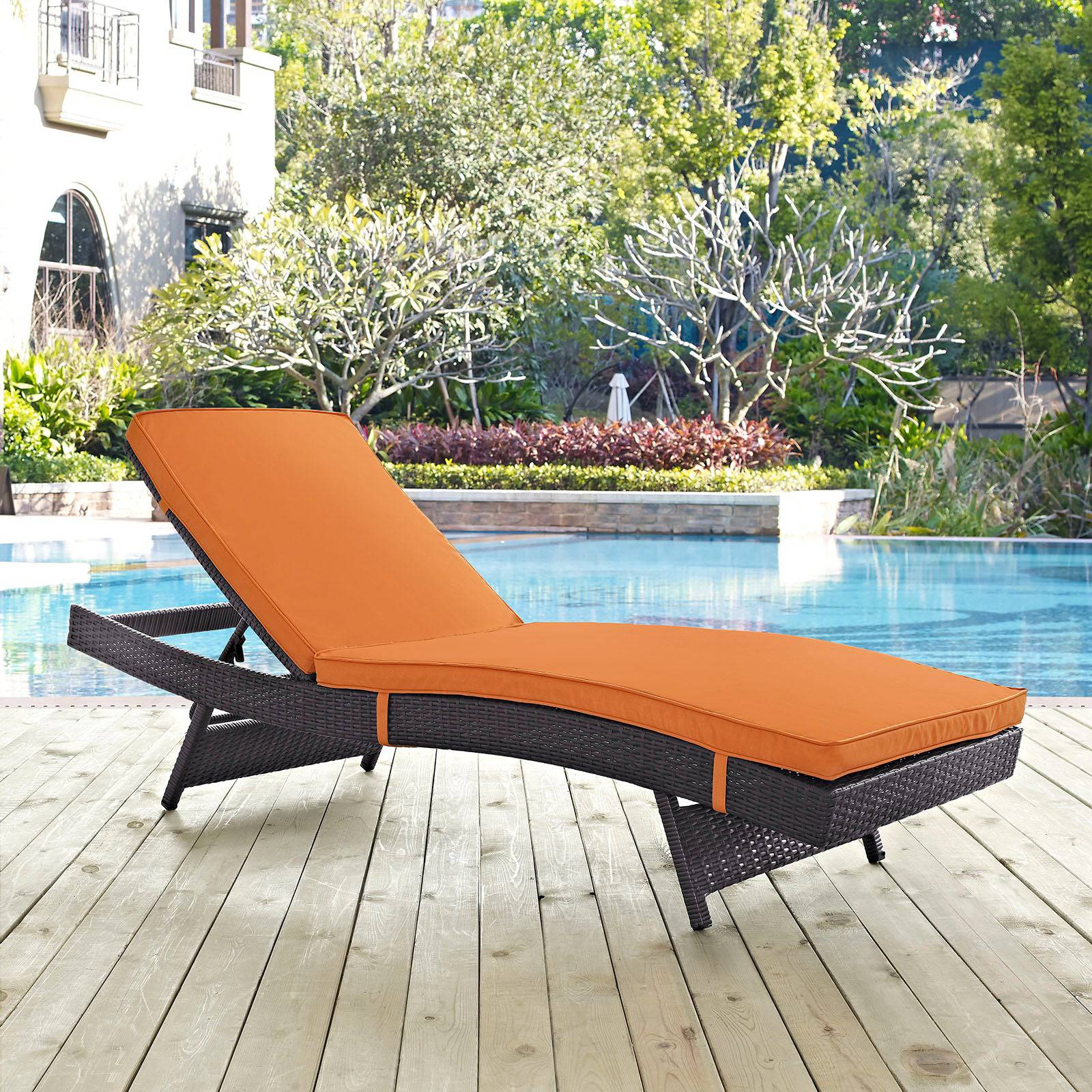 Lyon Outdoor Patio Chaise - Elite Maison