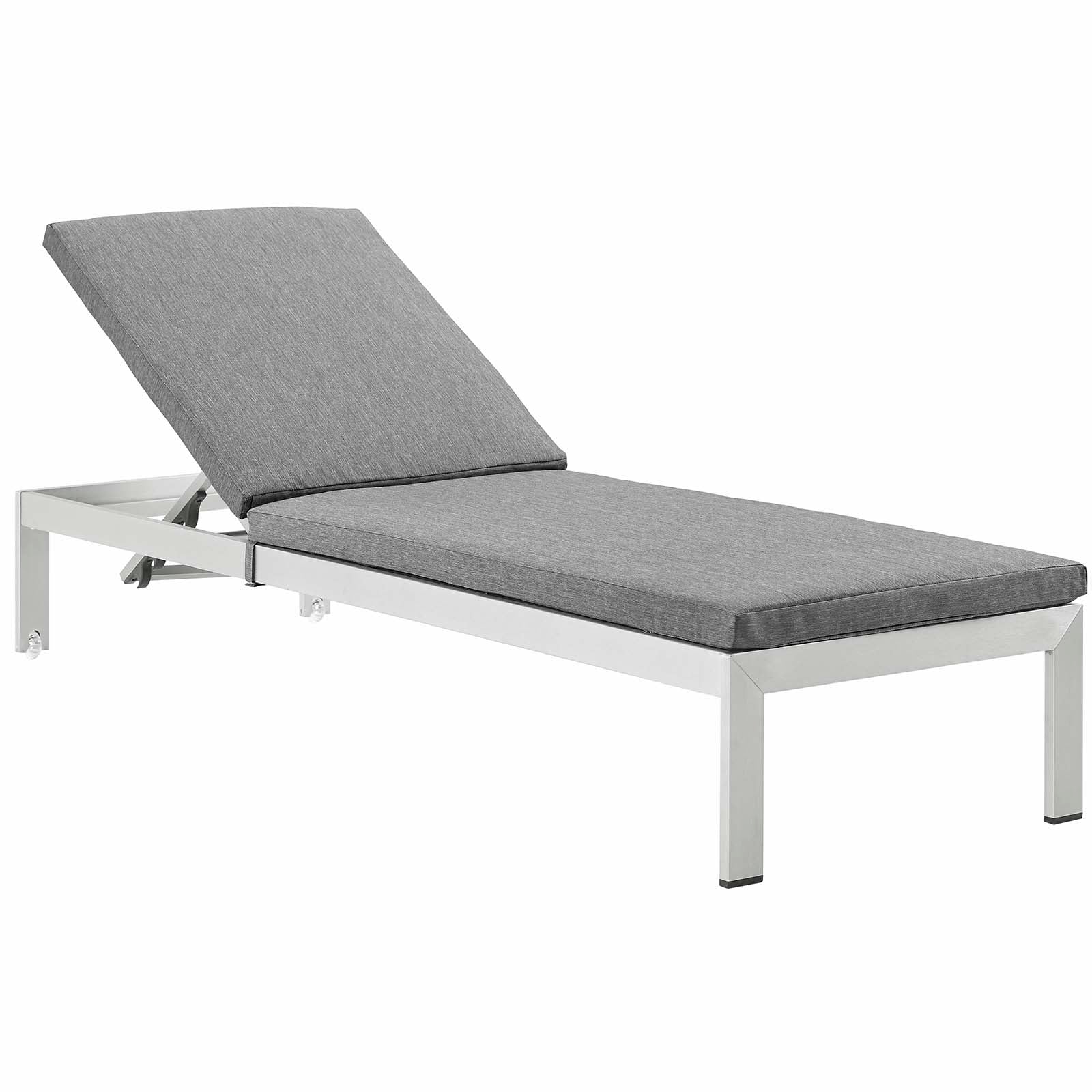 Dijon Outdoor Patio Aluminum Chaise with Cushions - Elite Maison