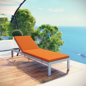 Dijon Outdoor Patio Aluminum Chaise with Cushions - Elite Maison