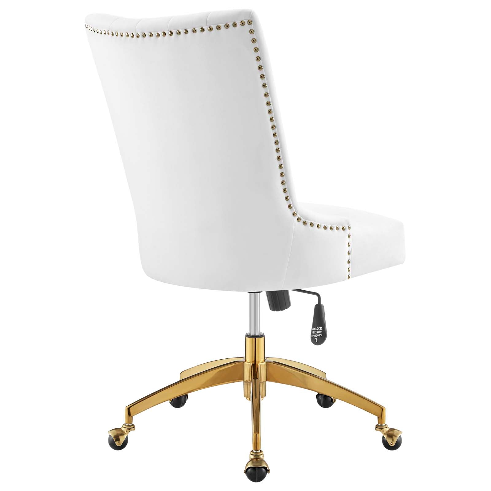 Alice Velvet Office Chair - Elite Maison
