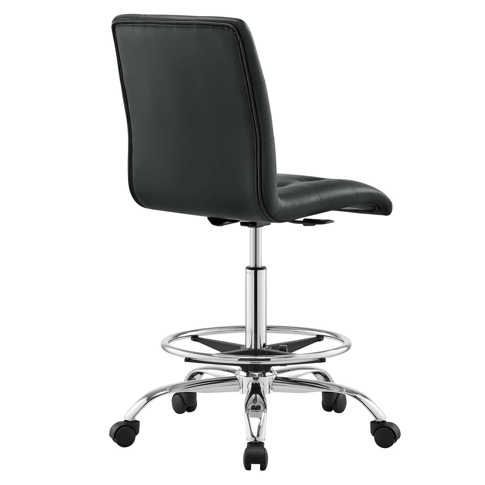 Ambre Armless Vegan Leather Office Chair - Elite Maison