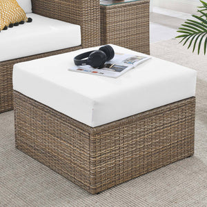 Metz Outdoor Patio Ottoman - Elite Maison