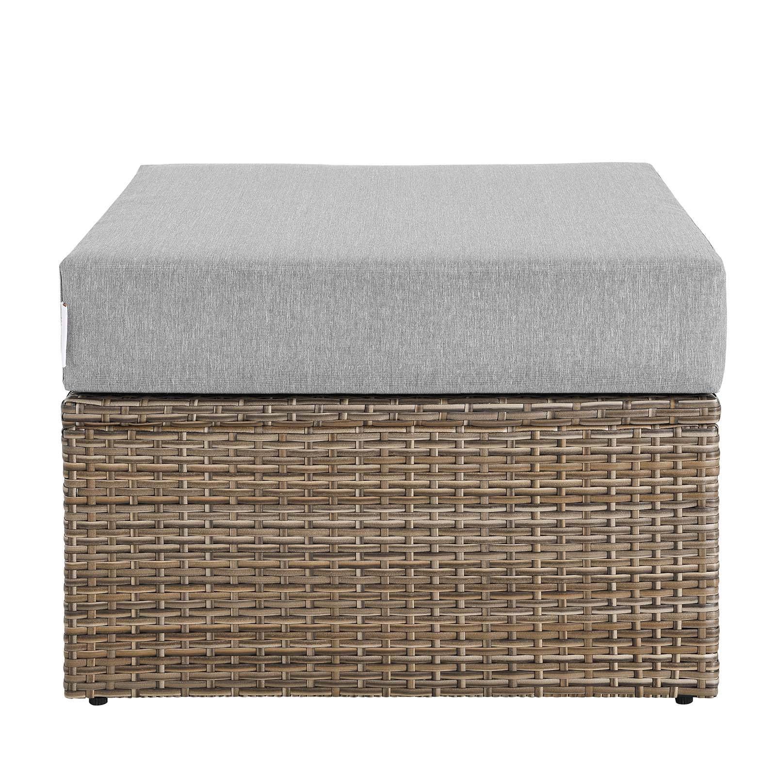 Metz Outdoor Patio Ottoman - Elite Maison