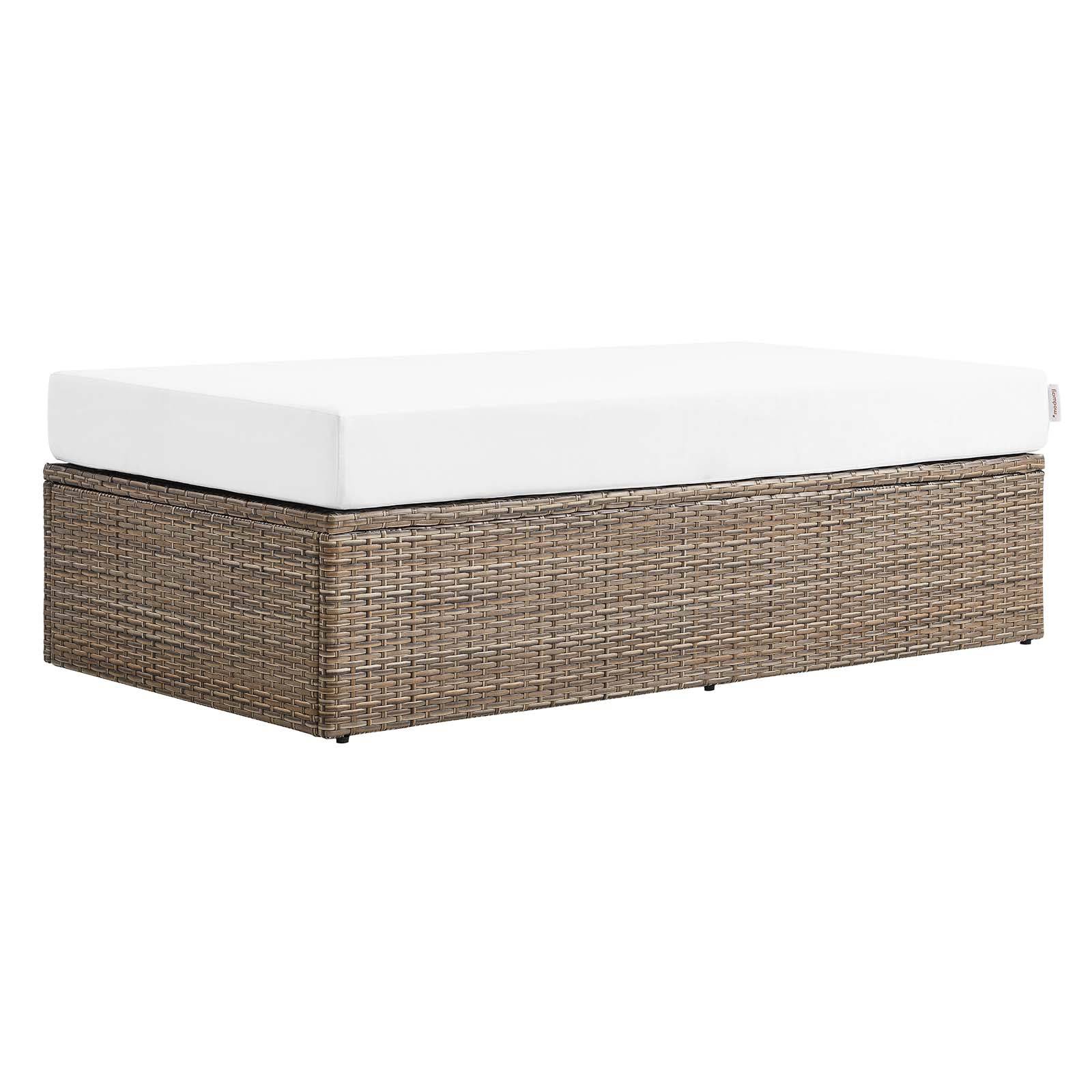 Metz Outdoor Patio Ottoman - Elite Maison