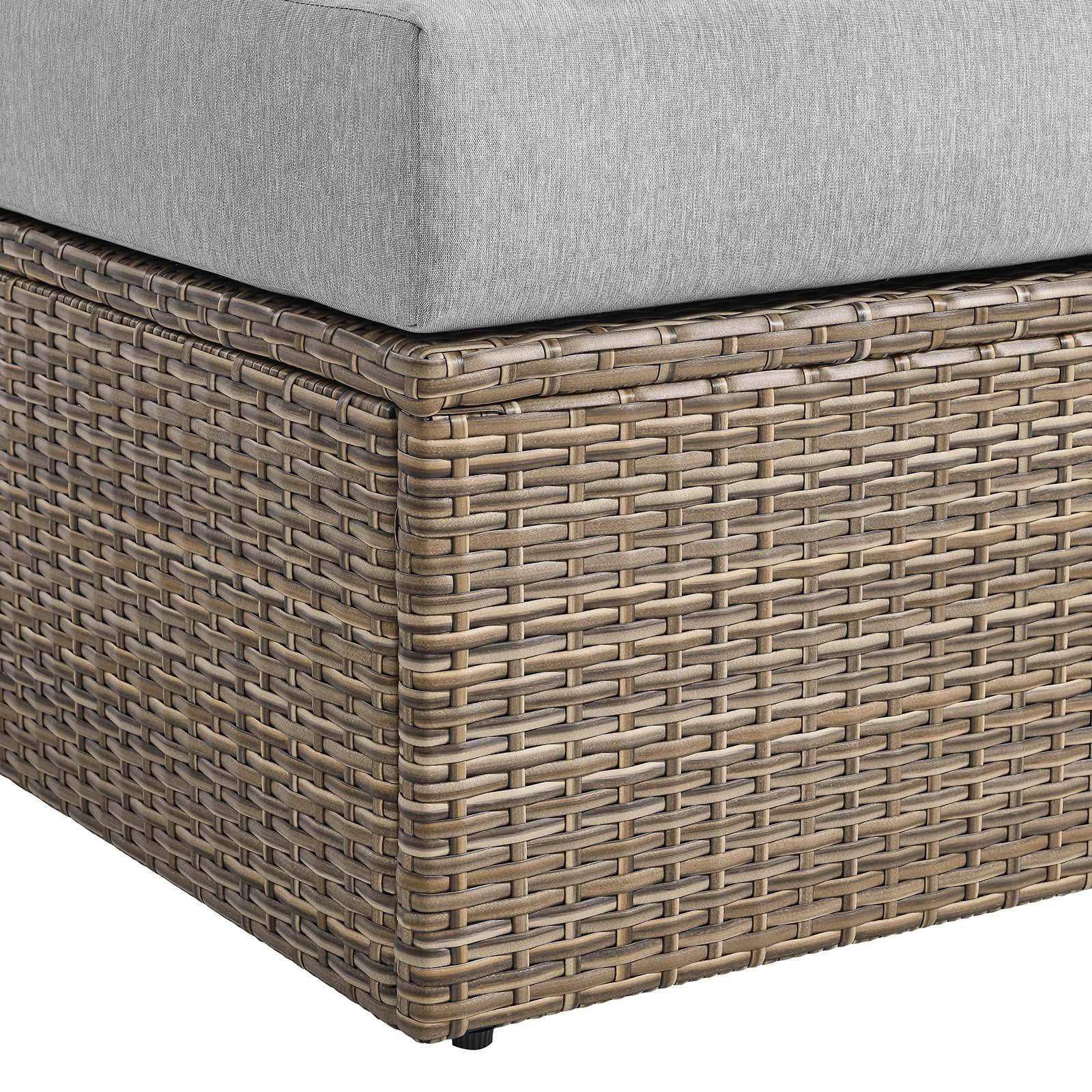 Metz Outdoor Patio Ottoman - Elite Maison