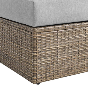 Metz Outdoor Patio Ottoman - Elite Maison