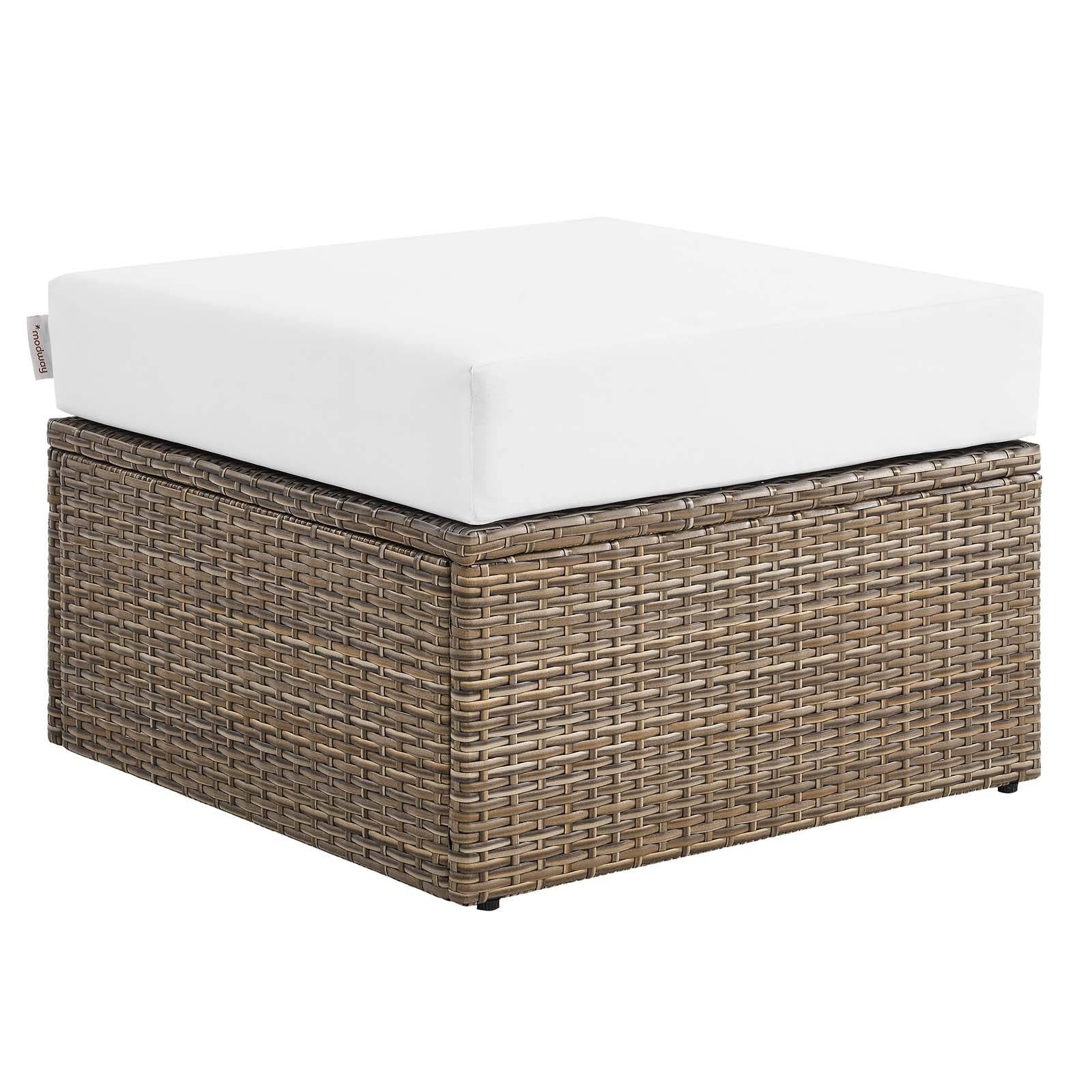 Metz Outdoor Patio Ottoman - Elite Maison