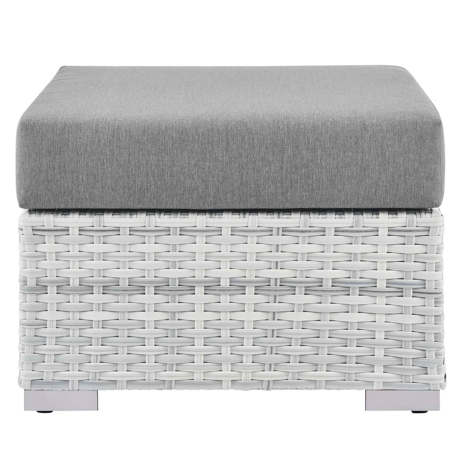 Lyon Outdoor Patio Ottoman - Elite Maison