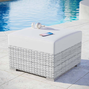 Lyon Outdoor Patio Ottoman - Elite Maison