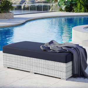 Lyon Outdoor Patio Rectangular Ottoman - Elite Maison