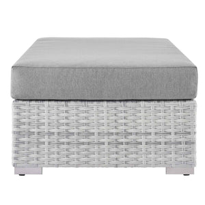 Lyon Outdoor Patio Rectangular Ottoman - Elite Maison