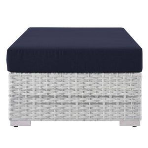 Lyon Outdoor Patio Rectangular Ottoman - Elite Maison