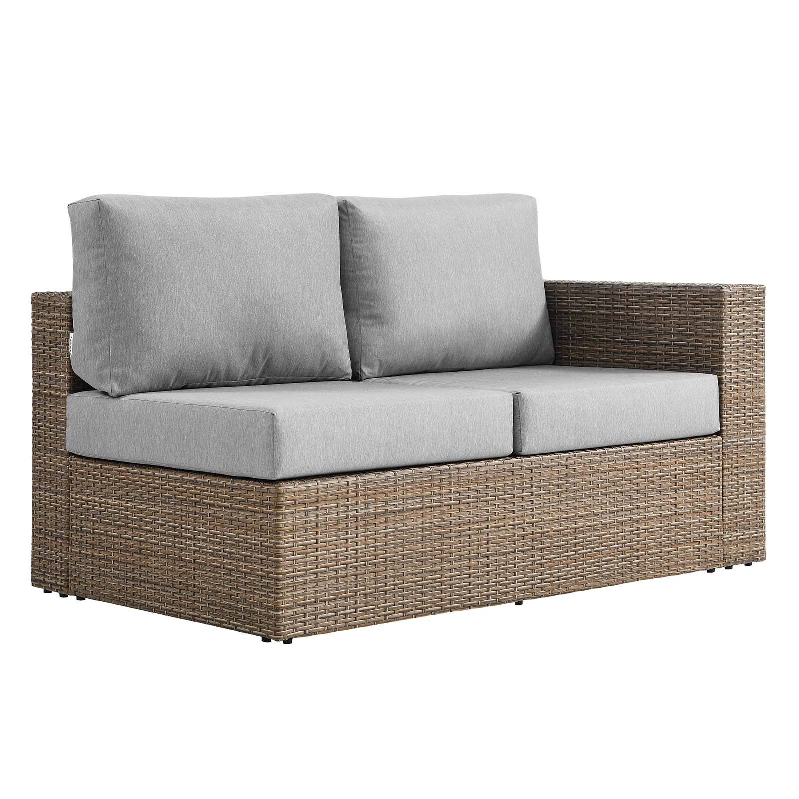 Lyon Outdoor Patio Sectional Sofa And Ottoman Set - Elite Maison