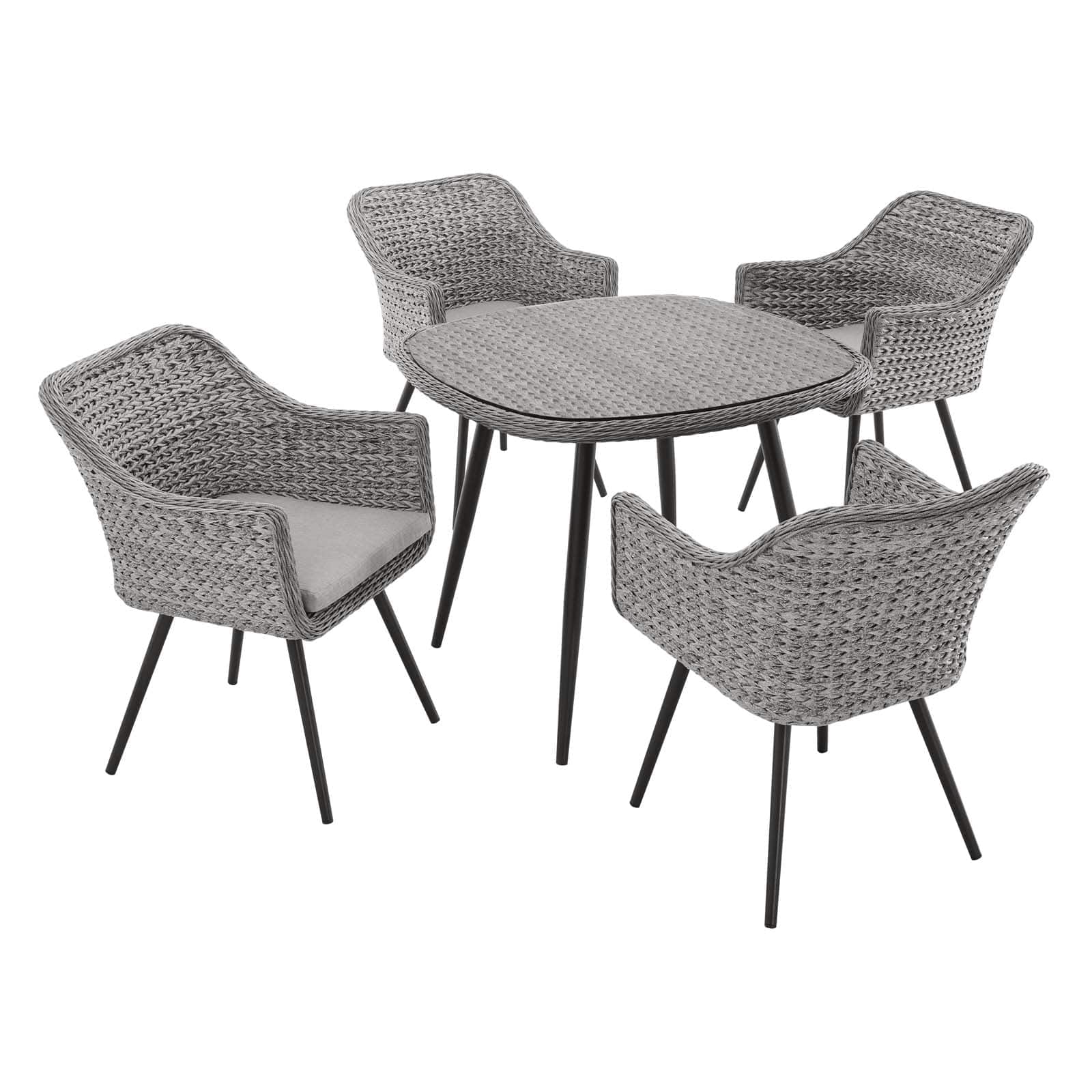 Albi 5 Piece Outdoor Patio Dining Set - Elite Maison