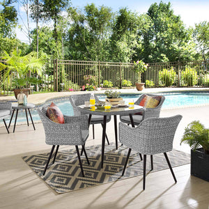 Albi 5 Piece Outdoor Patio Dining Set - Elite Maison