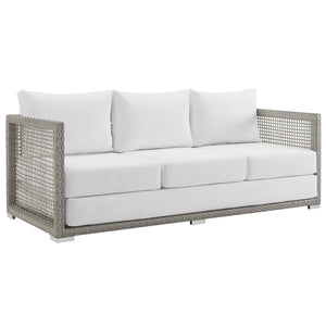 Aura 3 Piece Outdoor Patio Wicker Rattan Set - Elite Maison