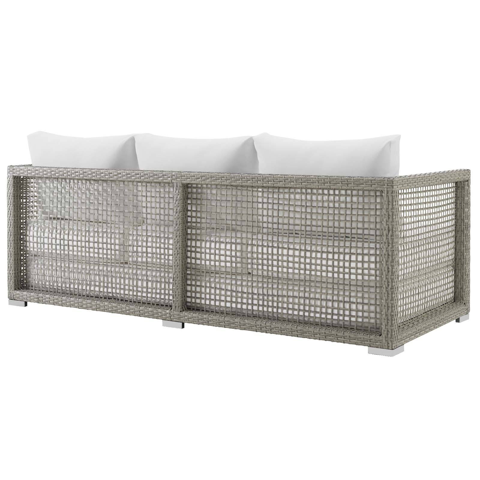 Aura 3 Piece Outdoor Patio Wicker Rattan Set - Elite Maison