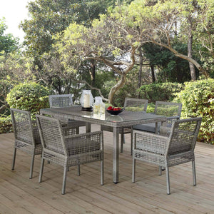 Paris 7 Piece Outdoor Patio Wicker Rattan Set - Elite Maison