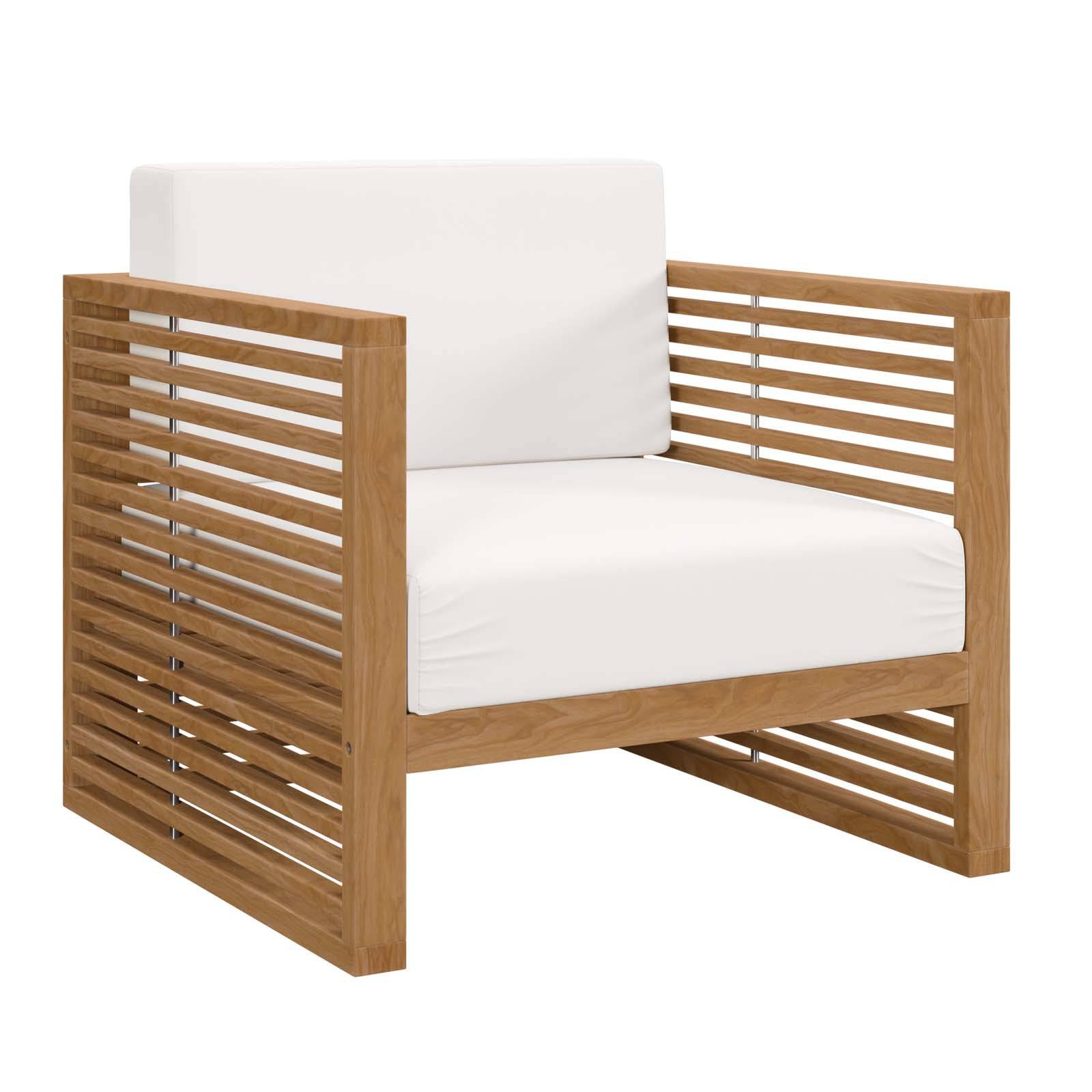 Carlsbad 6-Piece Teak Wood Outdoor Patio Set - Elite Maison