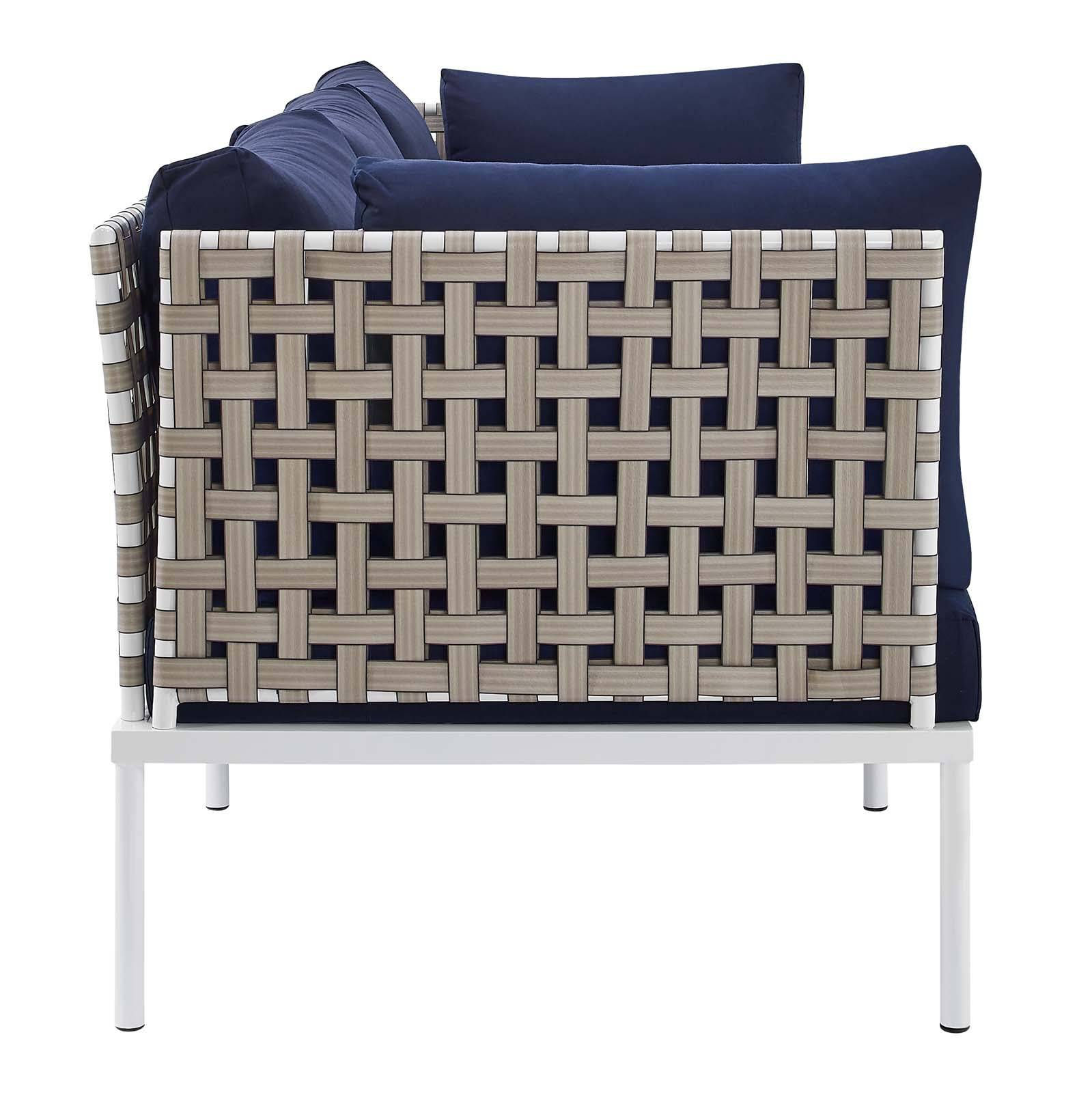 Strasbourg Outdoor Patio Aluminum Sofa - Elite Maison