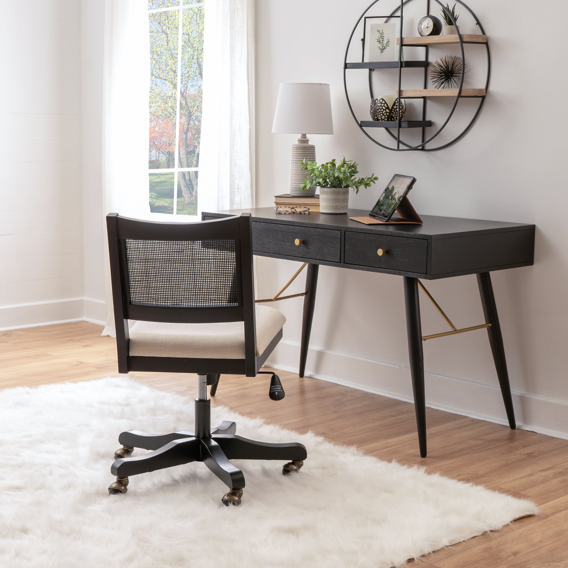 Beaux Black Office Chair
