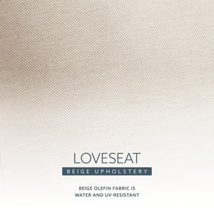 Svana Beige Natural 2 Seater Sofa