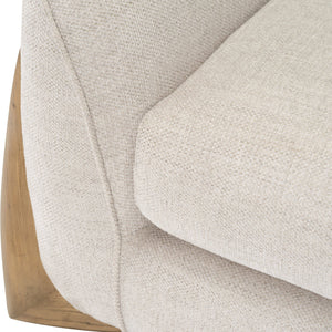 Luna Chair W/ Wood Accent - Elite Maison