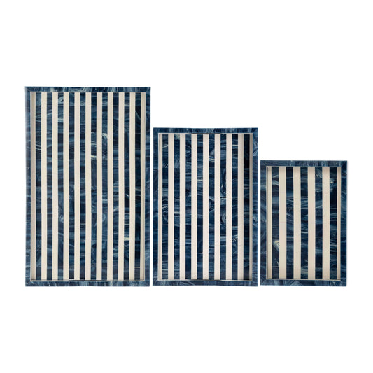 Striped Trays - Elite Maison