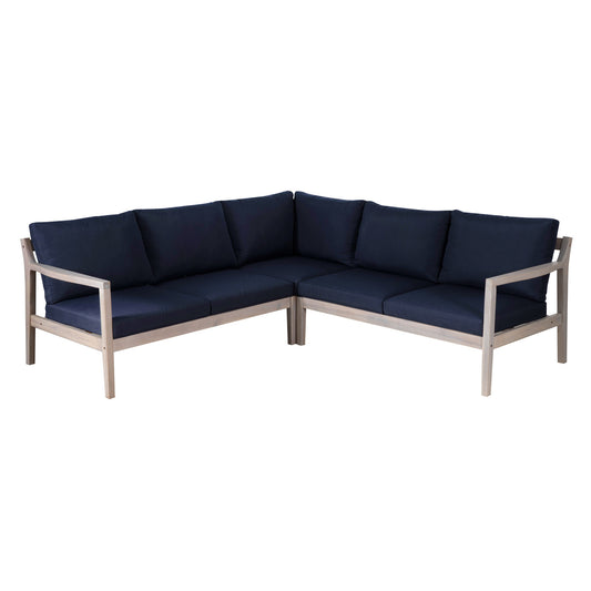 Svana Blue Natural Sectional