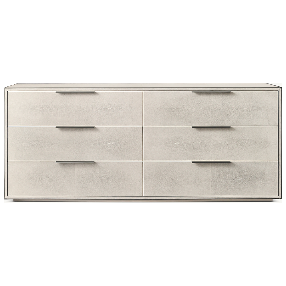 Saunderson Shagreen 6-Drawer Dresser