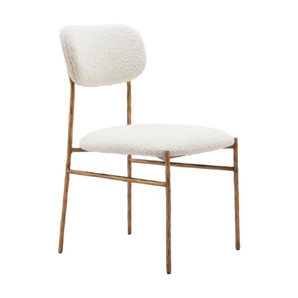 Sydhavnen Dining Chair Cream & Gold