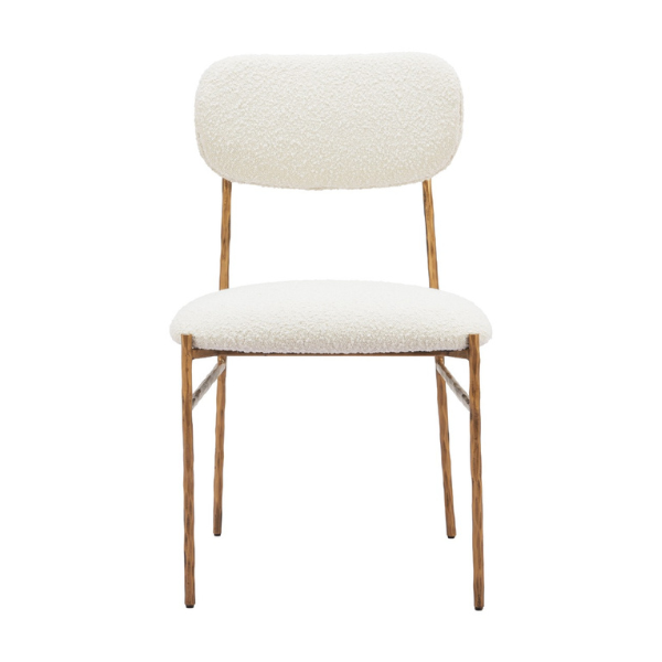 Sydhavnen Dining Chair Cream & Gold