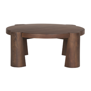 Tammar Round Wood w/ Tapered Legs Coffee Table