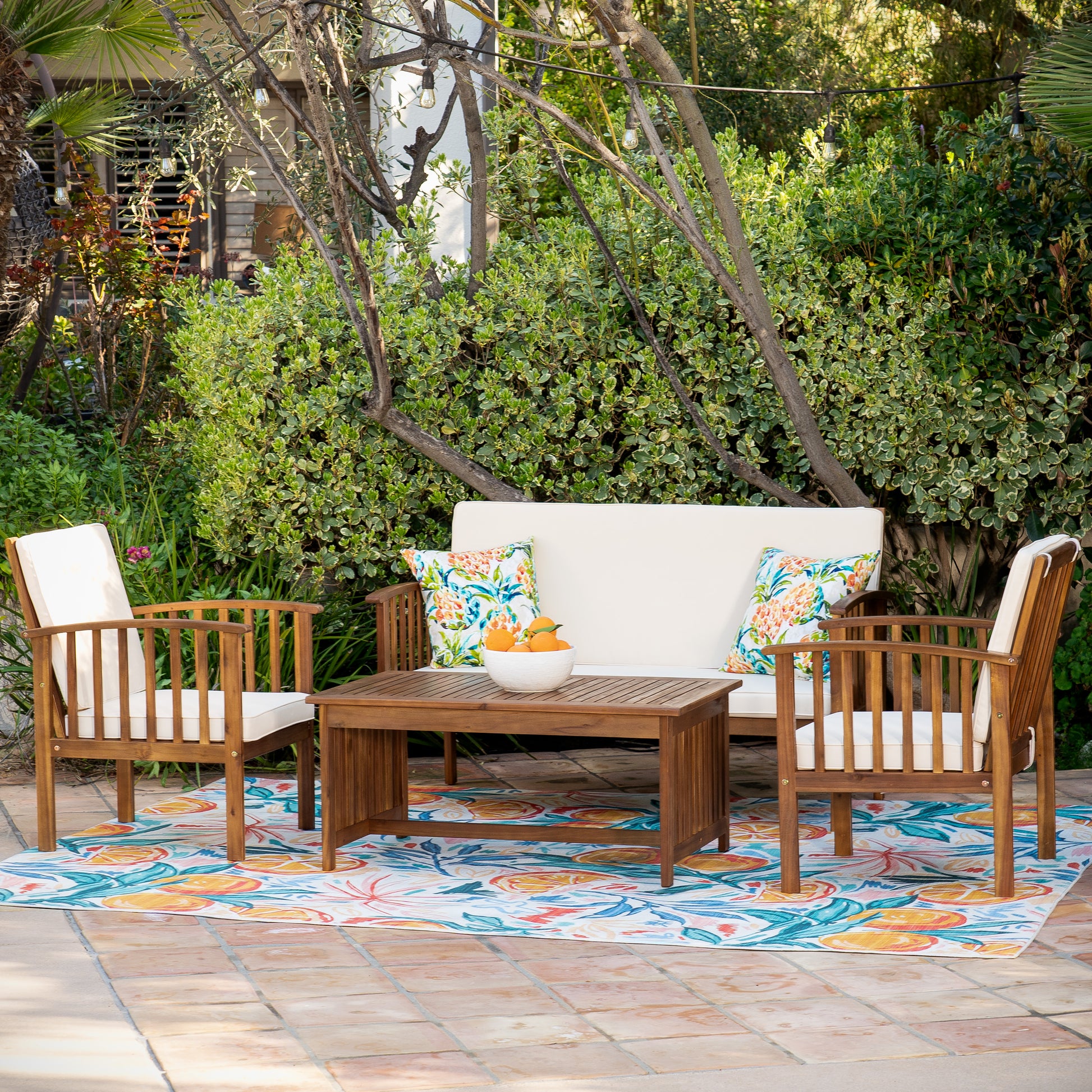 Kailani 4Pc Outdoor Chat Set