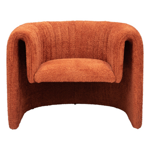 Viana Accent Chair Burnt Orange - Elite Maison