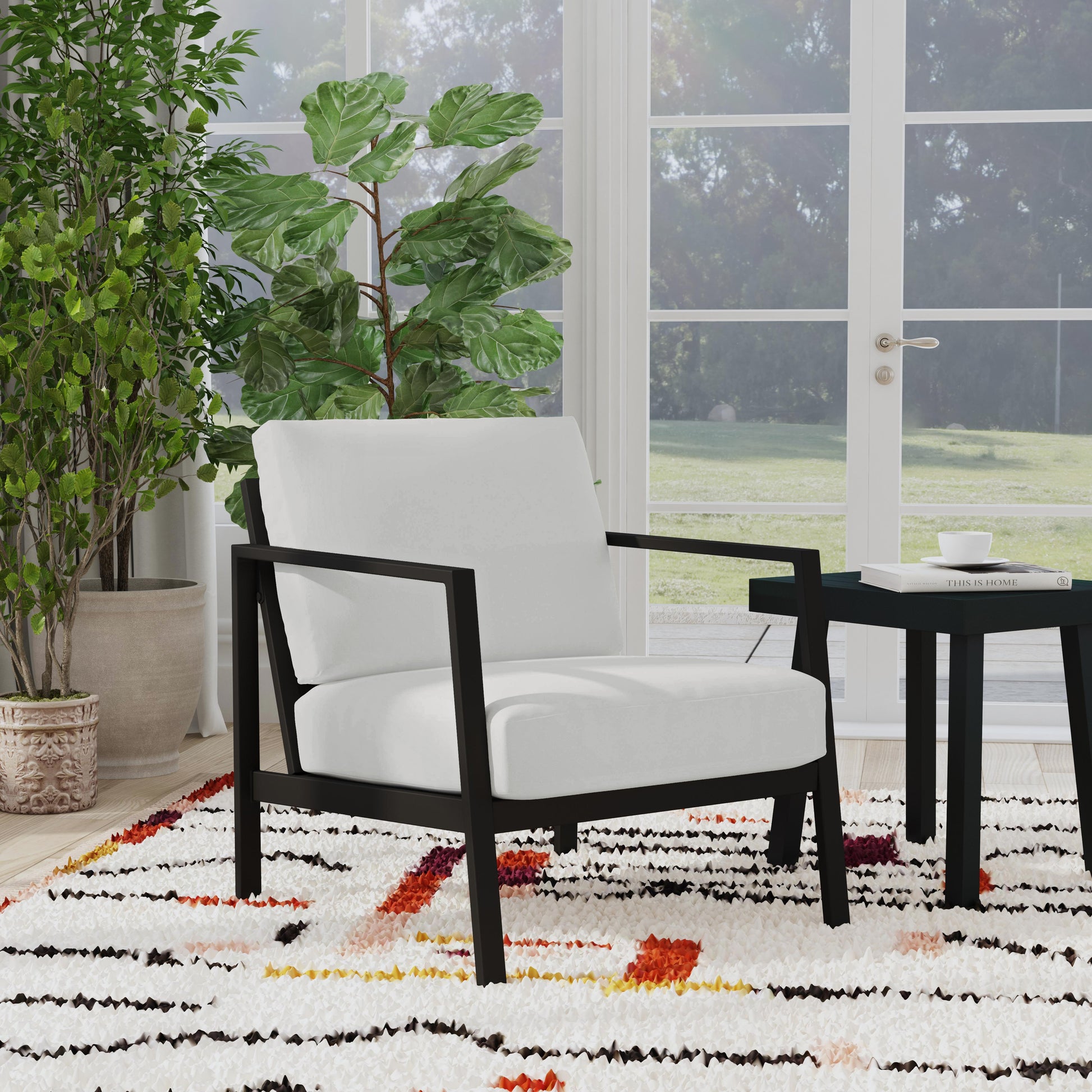 Alora Aluminum Single Arm Chair
